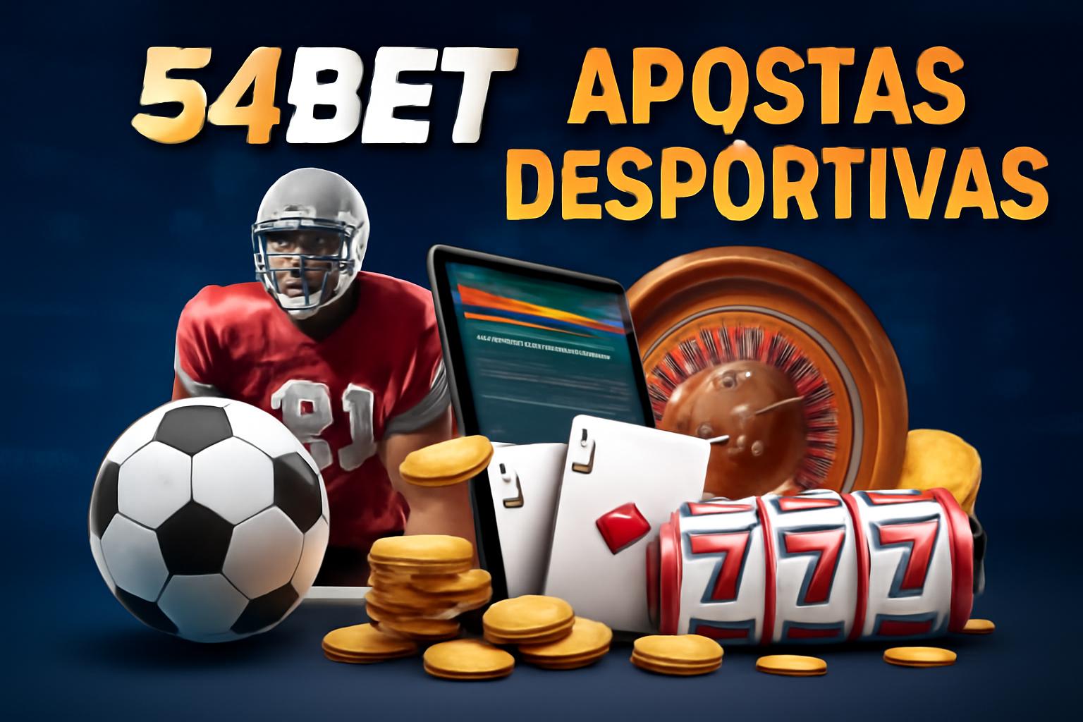 Apostas esportivas no cassino online 54BET