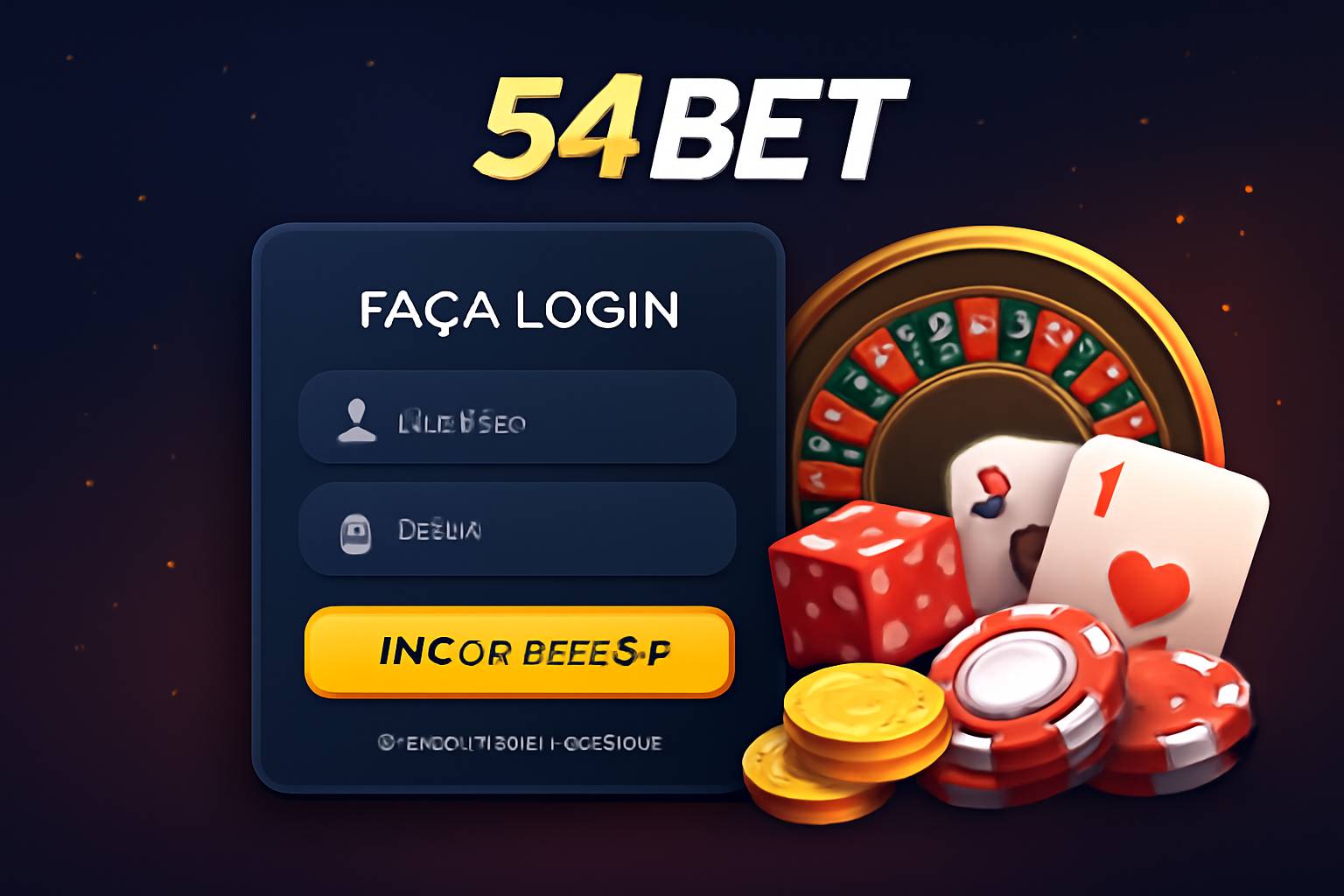 Login no Cassino 54BET